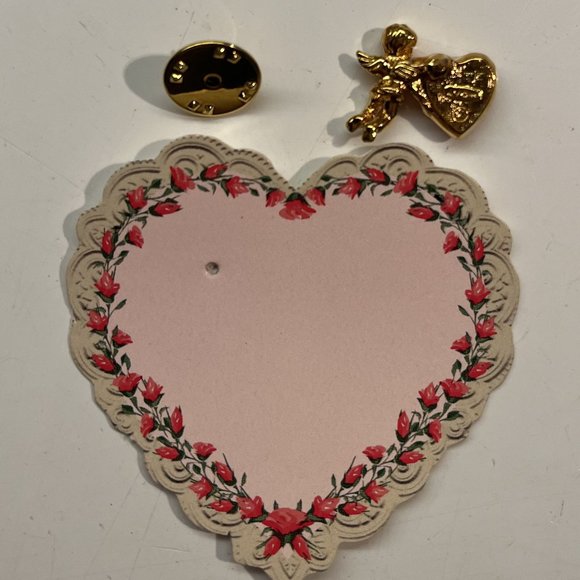 Avon Cupid Pin on Original Card - Picture 3 of 3